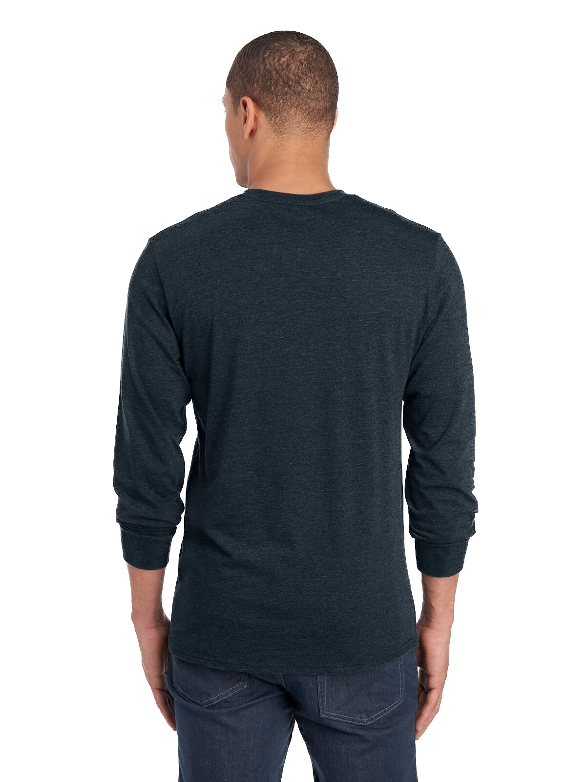 Jerzees 560LJE Black Ink Heather