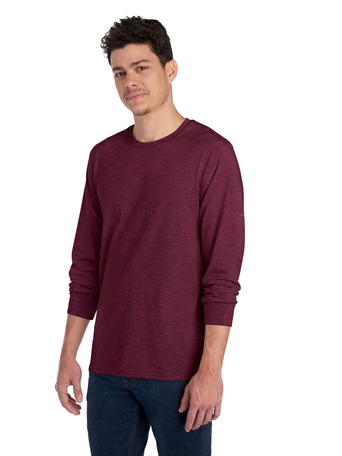 Jerzees 560LJE Maroon Heather