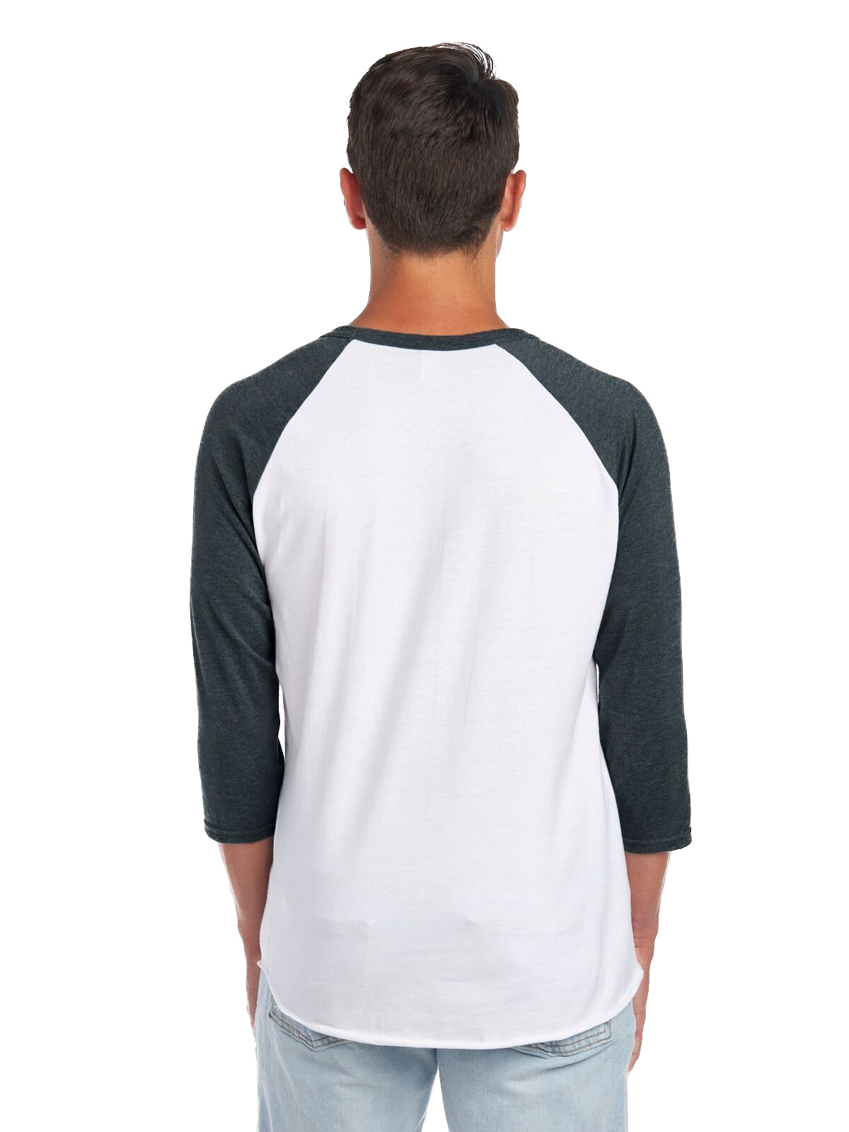 Jerzees 560RR White / Charcoal Heather