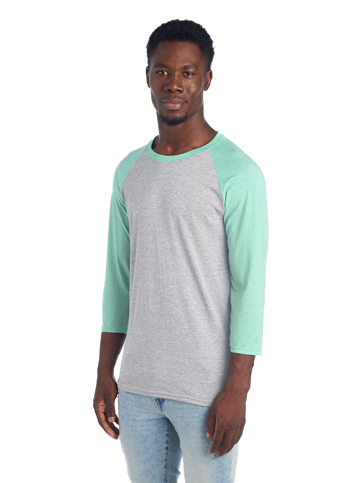 Jerzees 601RR Oxford / Mint Heather