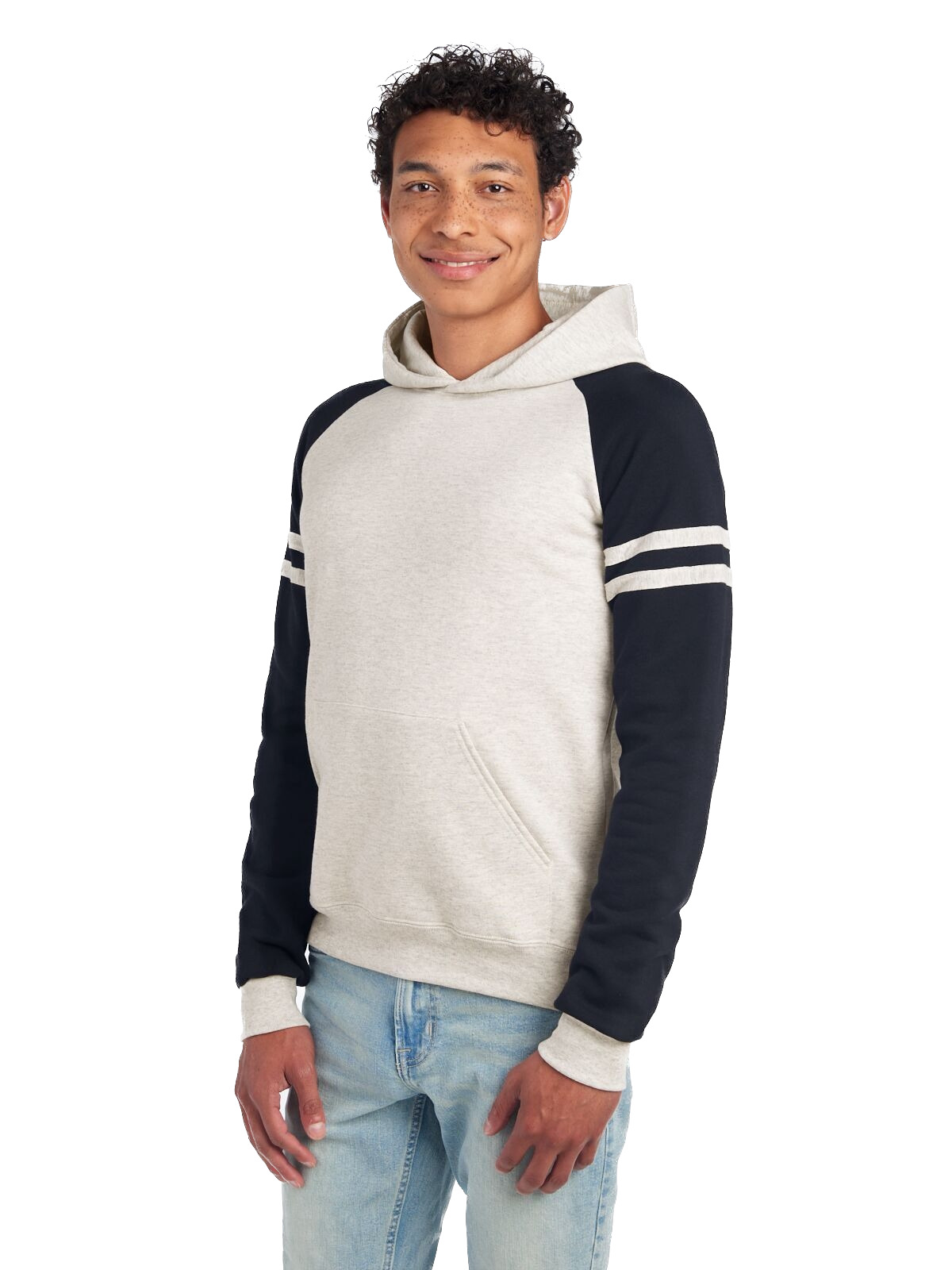 Jerzees Unisex Nublend® Varsity Colorblocked Raglan Hoodie