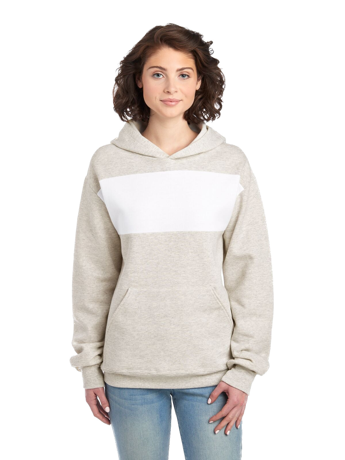 JERZEES Maglietta 371L Oatmeal Heather – Colore Heather Avena – 50% Cotone 50% Poliestere