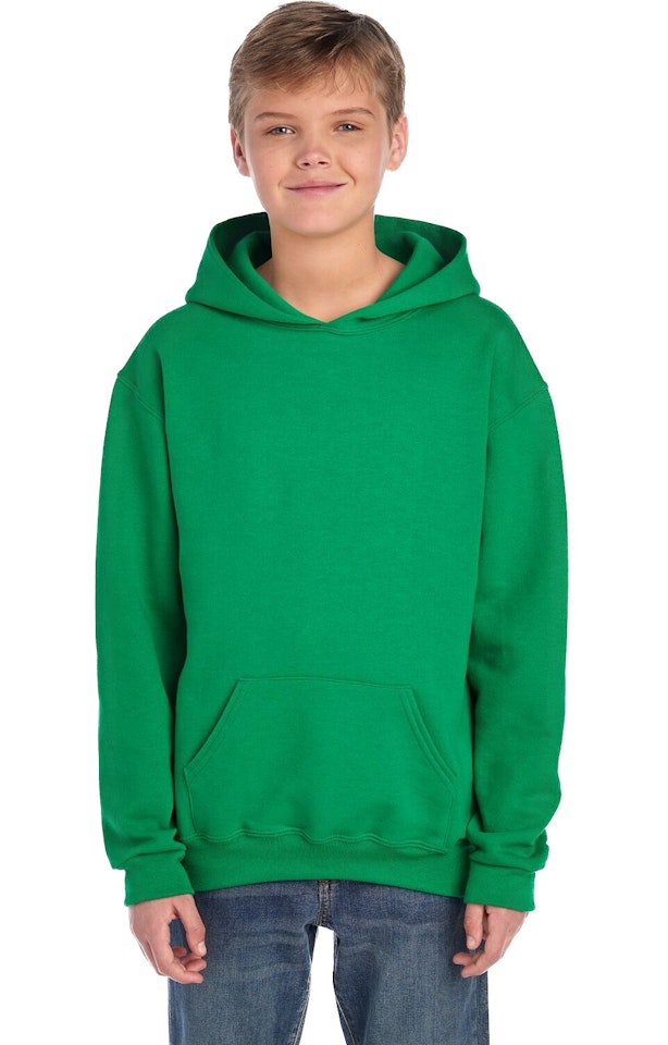 Jerzees Youth Nu Blend® Fleece Pullover Hoodie 996 Y Kelly Jiffy
