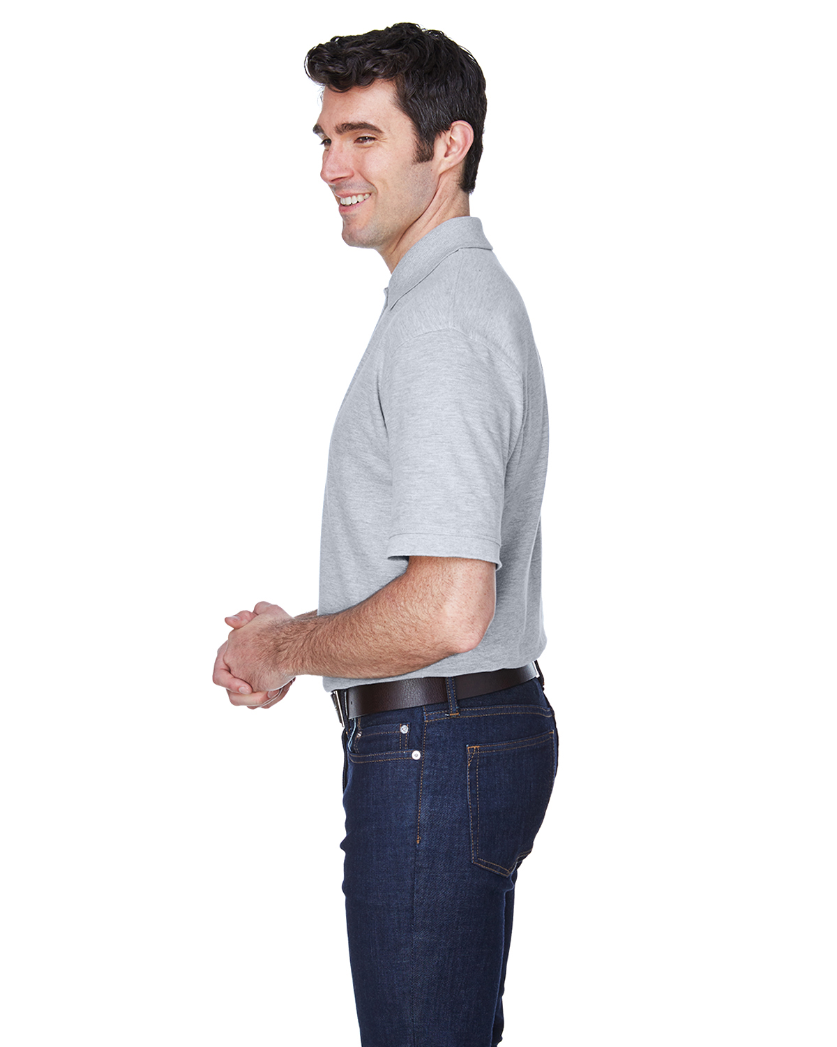 UltraClub 8540 Heather Gray