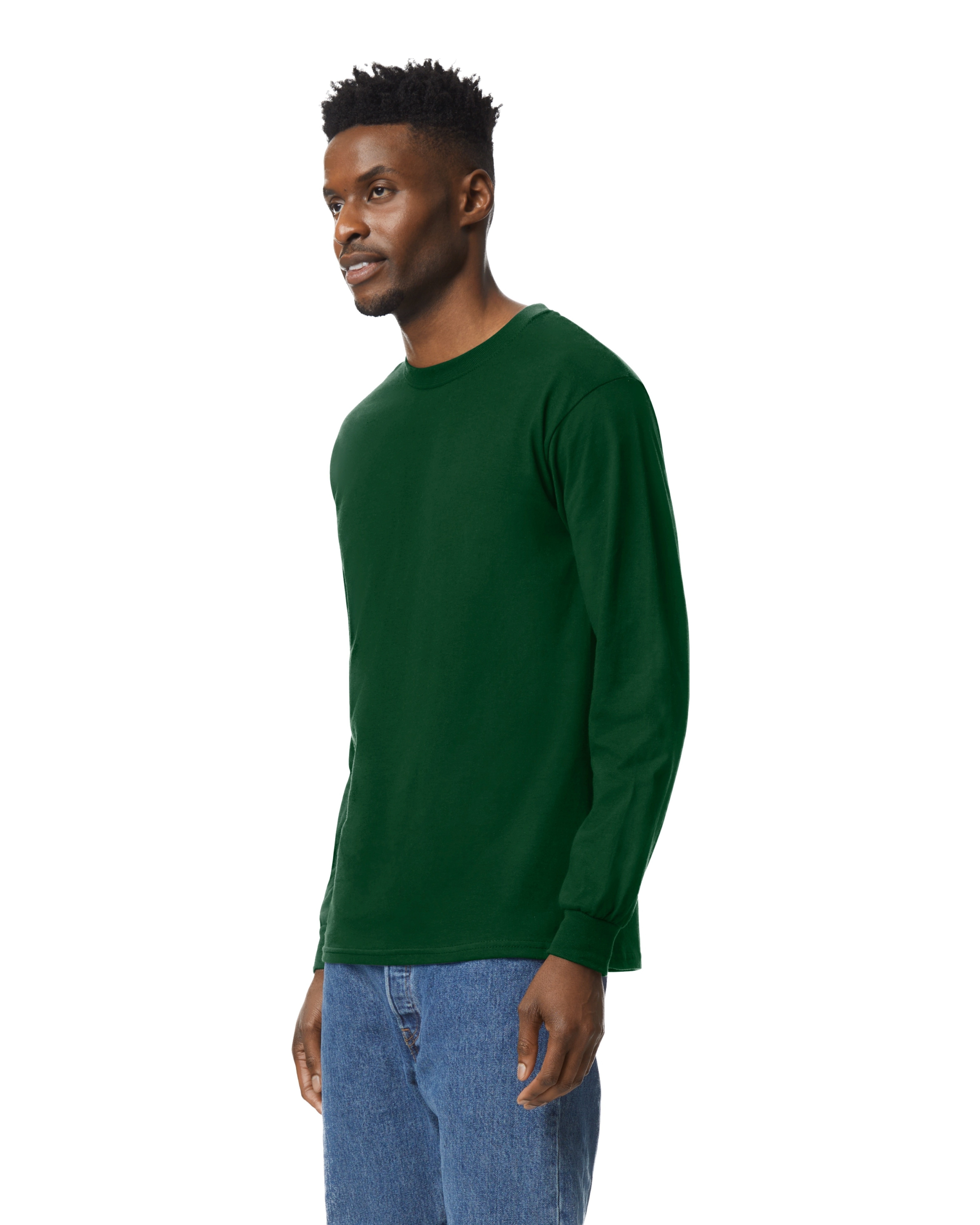 トップス ONC MERINO LONG SLEEVE T-SHIRT GREEN Unisex CVC Long Sleeve T-Shirt - Kelly Green | NLA
