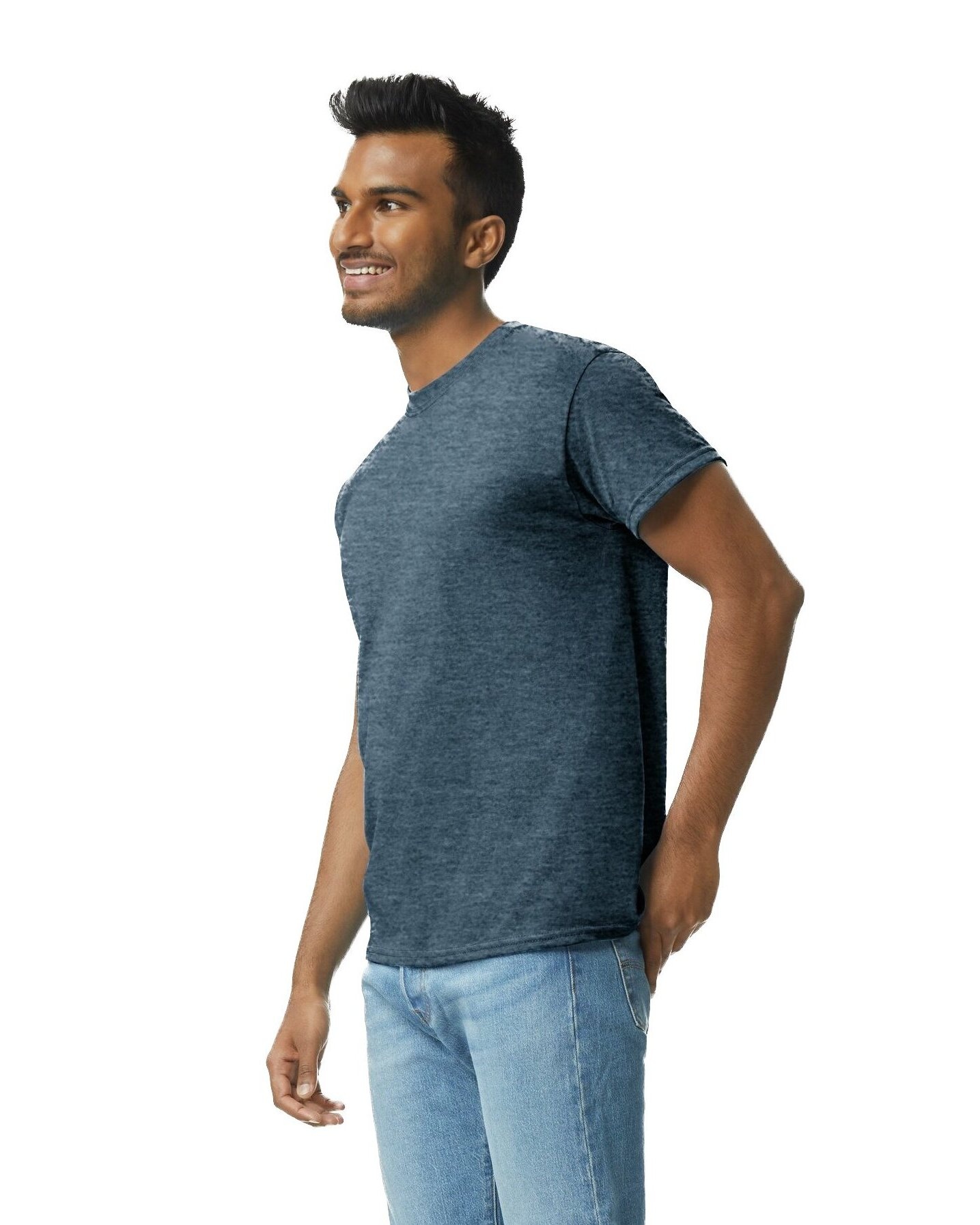 Gildan G200 Heather Navy