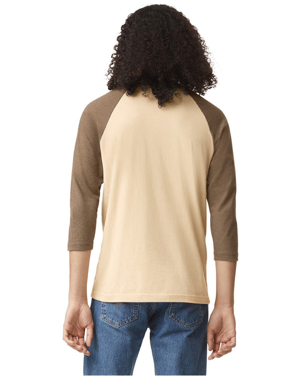 American Apparel 2003CVC Bone /Heather Army