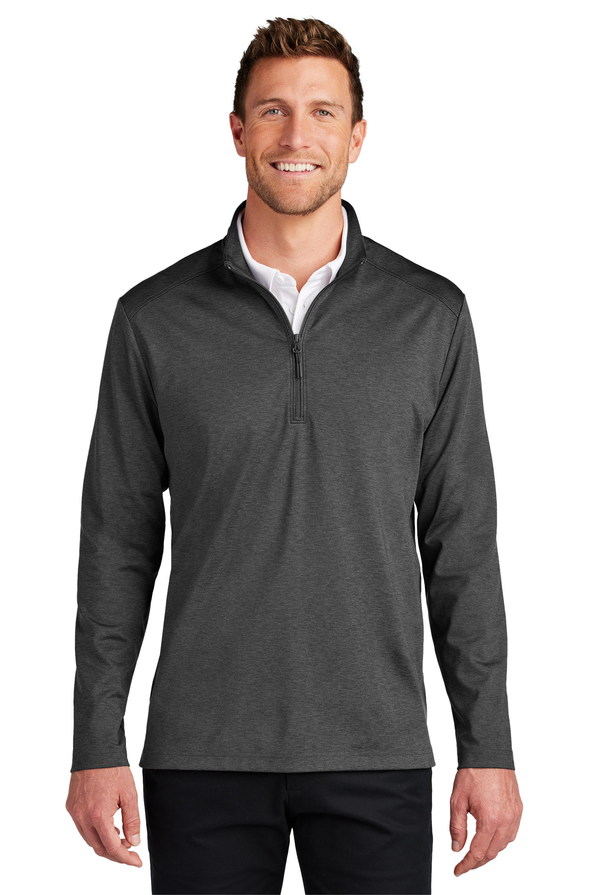 Port Authority K880 Grey Steel Heather