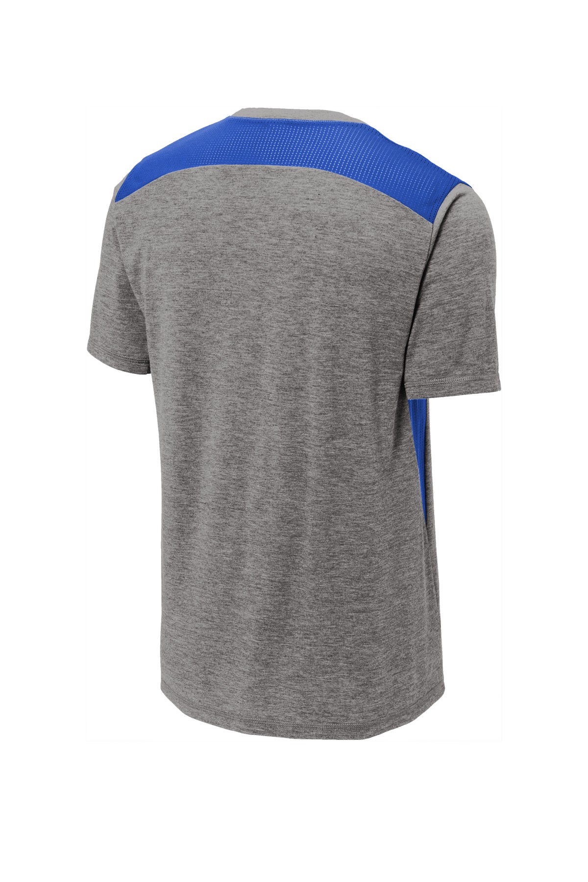Sport-Tek ST410 True Royal / Dark Gray Heather