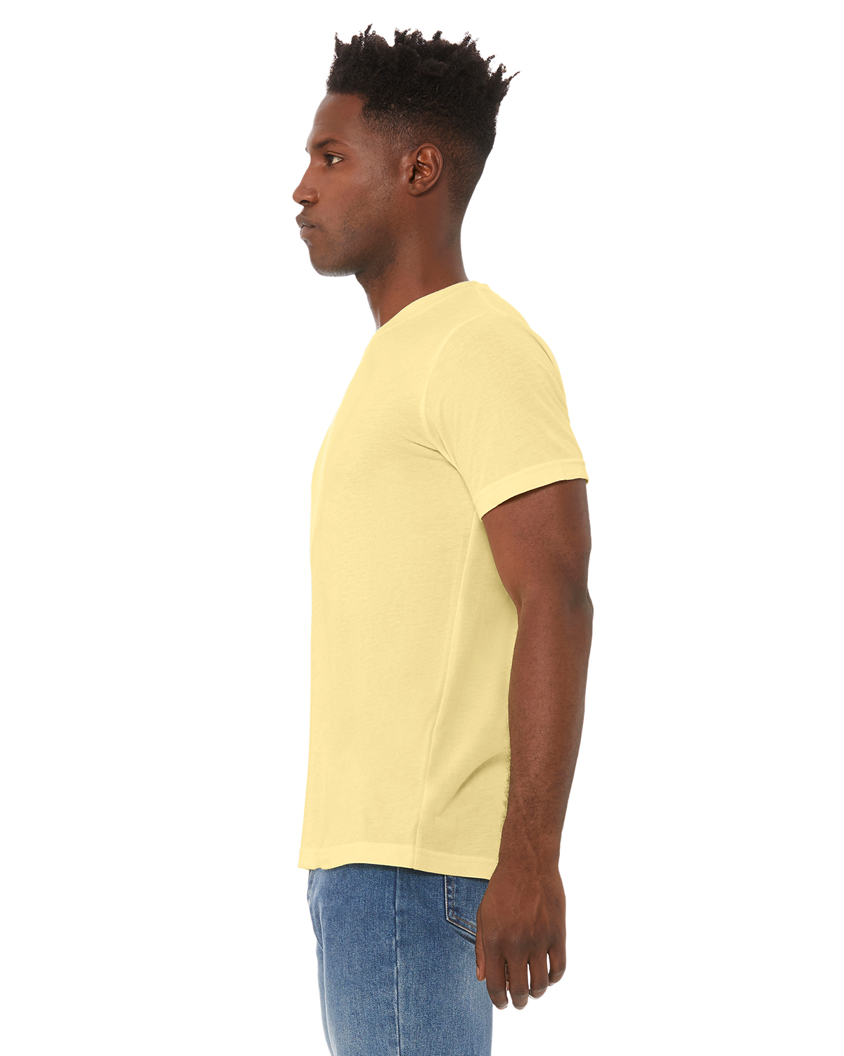 Bella + Canvas 3413C Pale Yellow Triblend