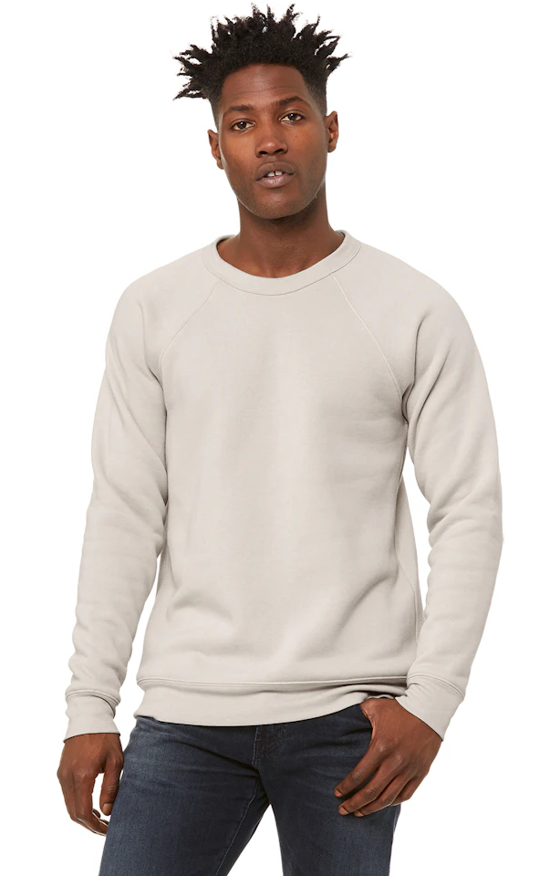 Bella Canvas Unisex Sponge Fleece Raglan Sweatshirt 3901 Heather