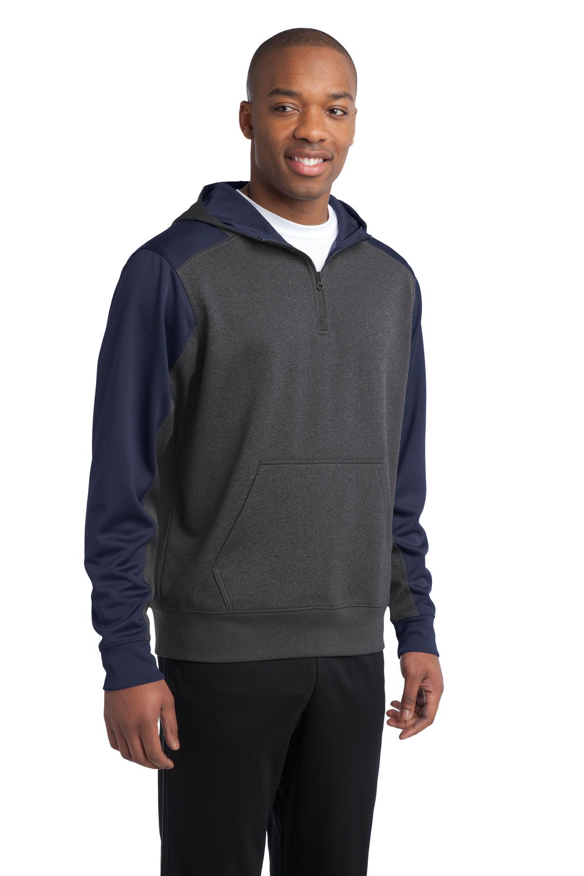 Sport-Tek ST249 Graphite Heather / True Navy