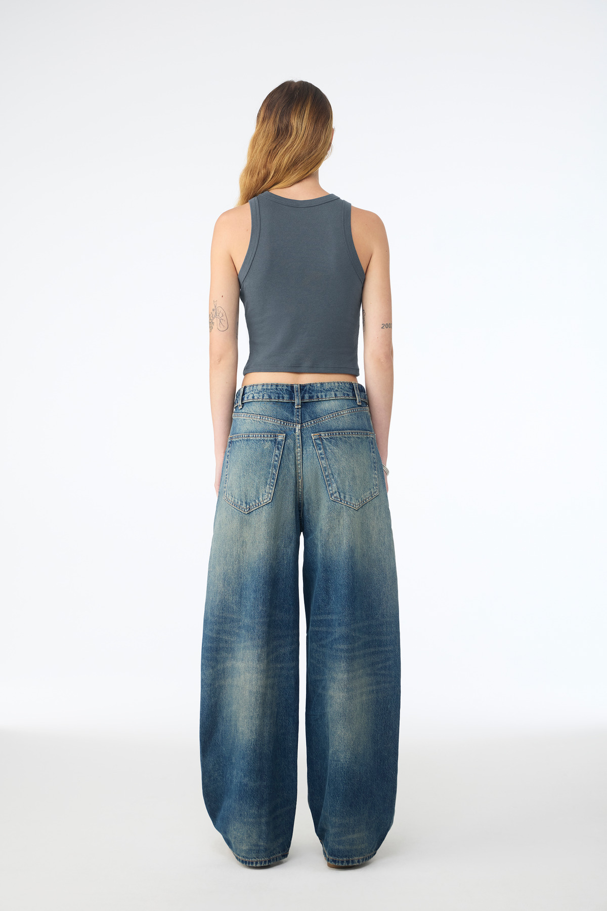 Bella + Canvas 1019BE Solid Vintage Navy Blend