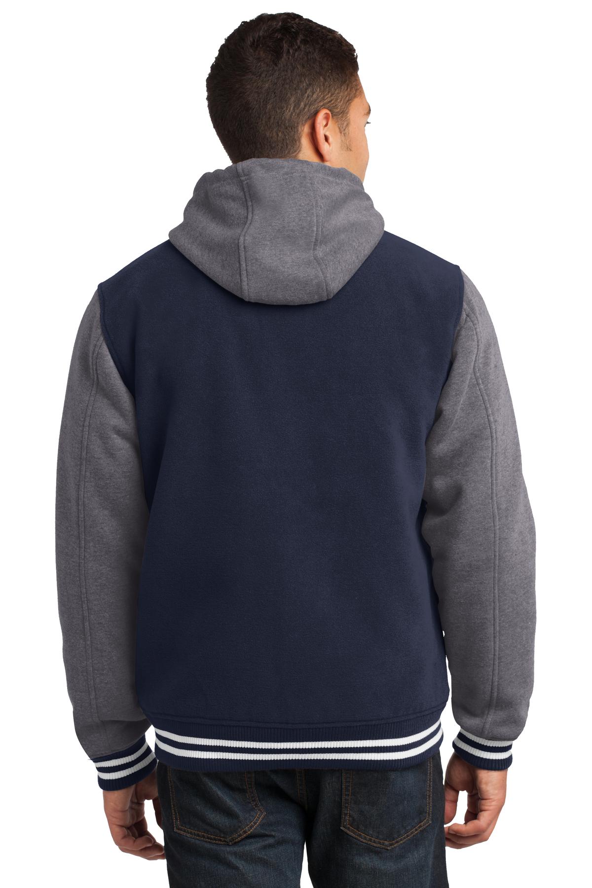 Sport-Tek JST82 True Navy / Vintage Heather