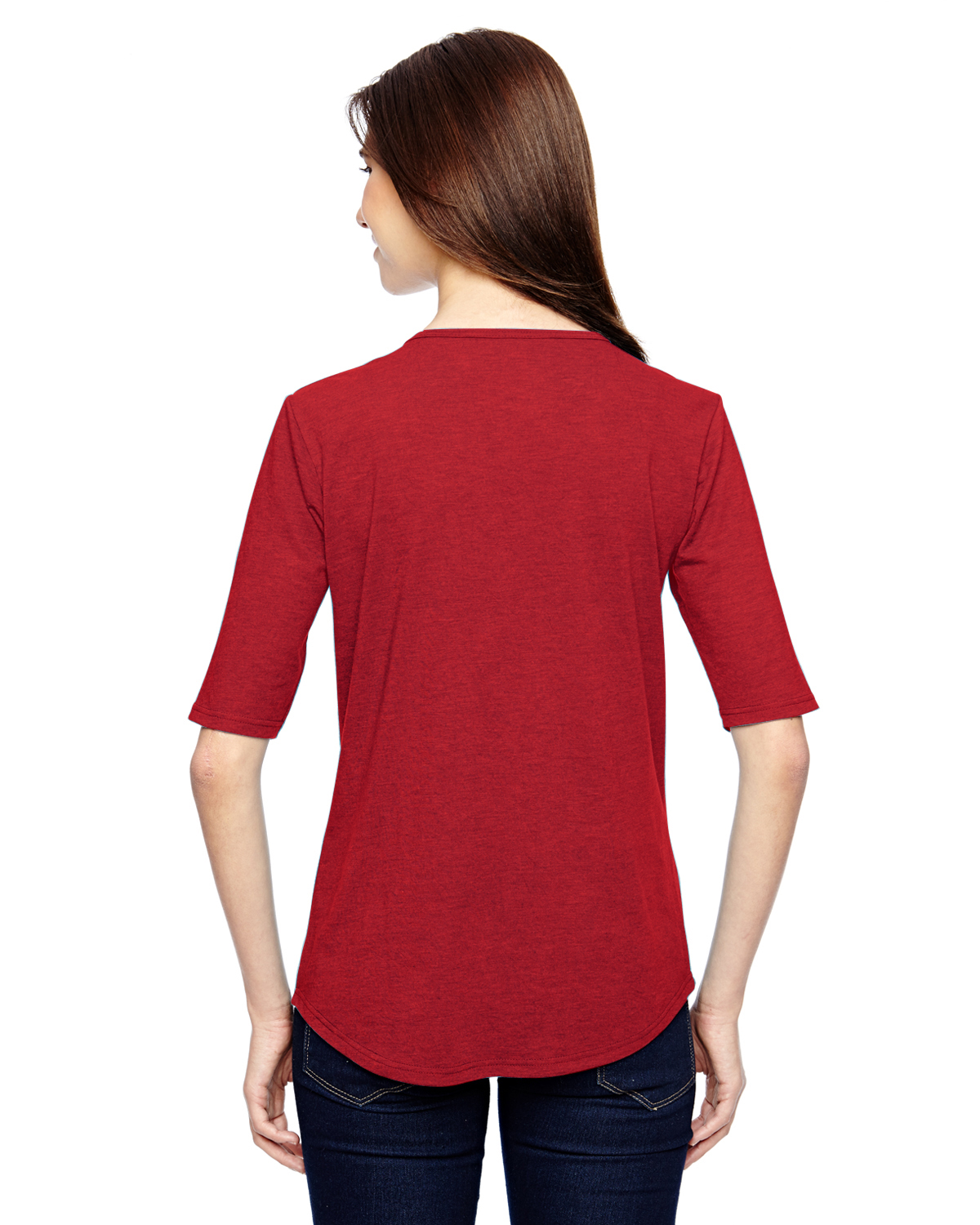 Anvil 6756L Heather Red