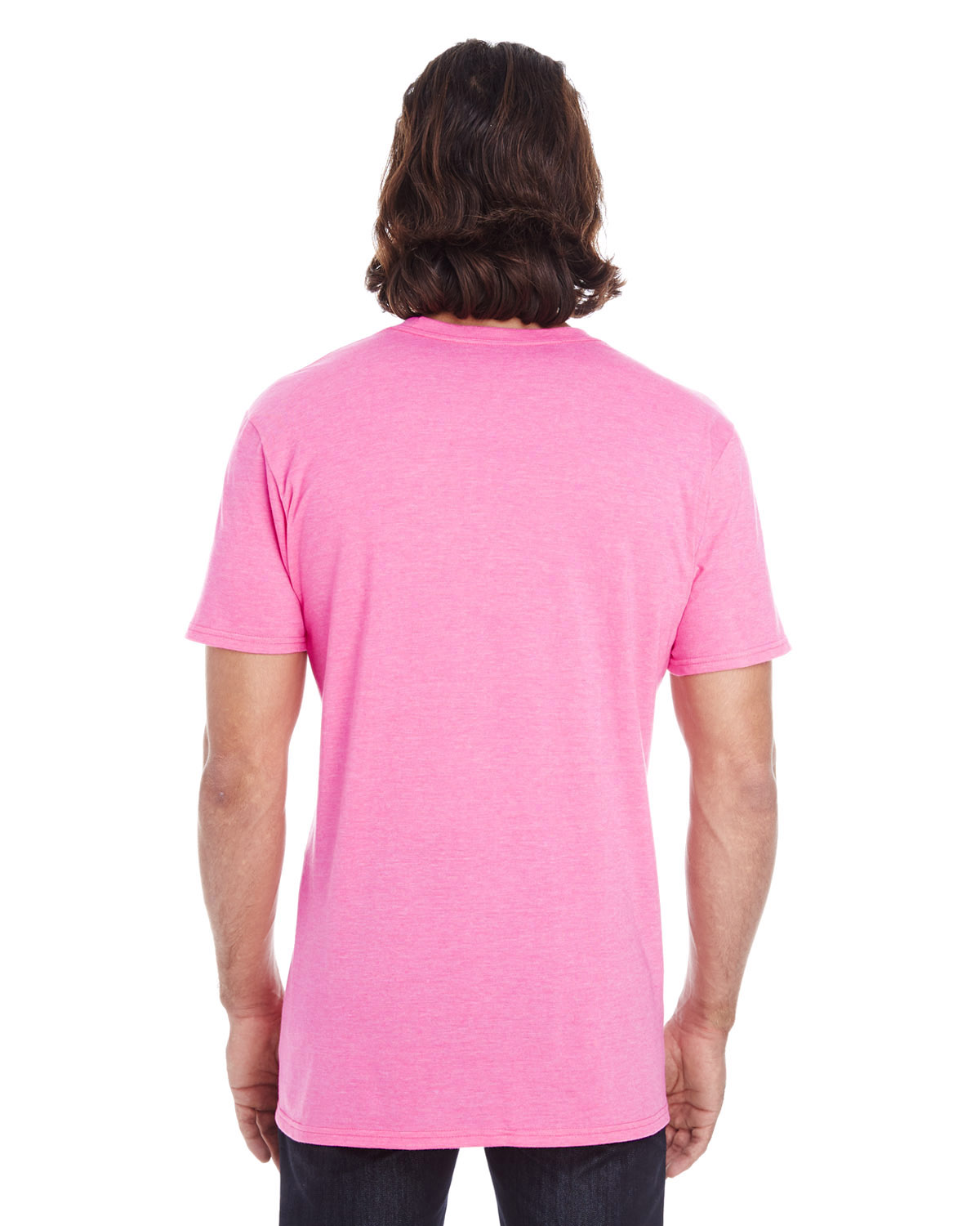 Gildan 980 Heather Hot Pink