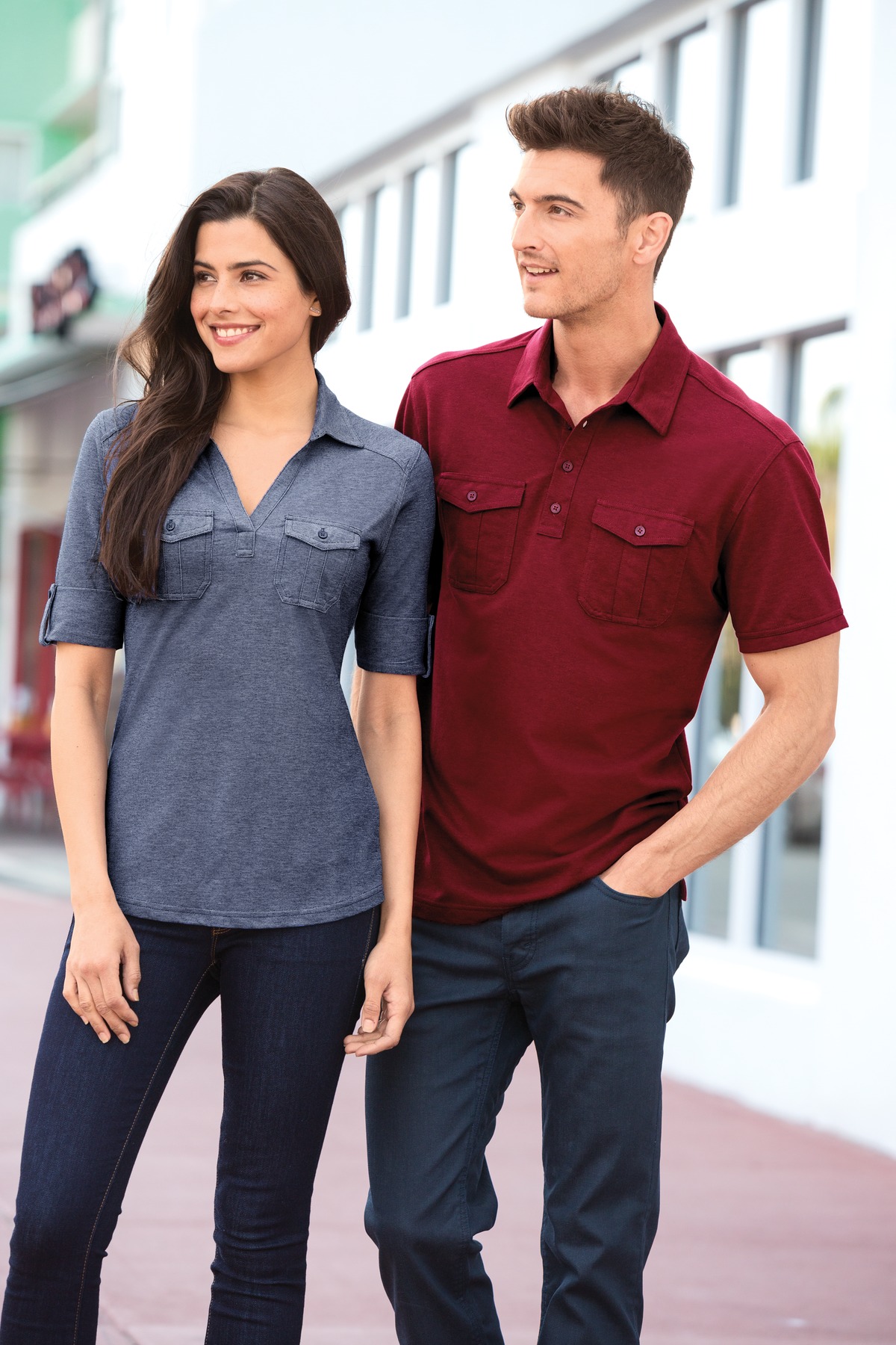 Port Authority K557 Black / Mon Gray