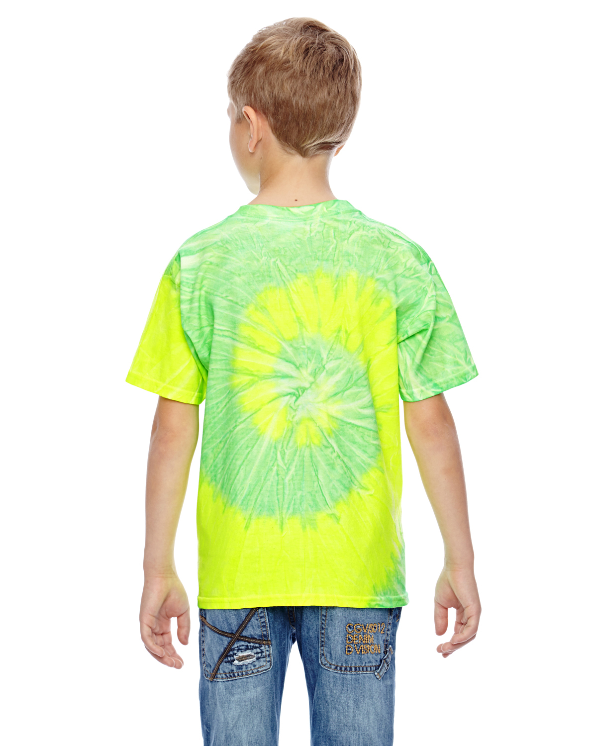 Tie-Dye CD100Y Flo Yellow / Lime