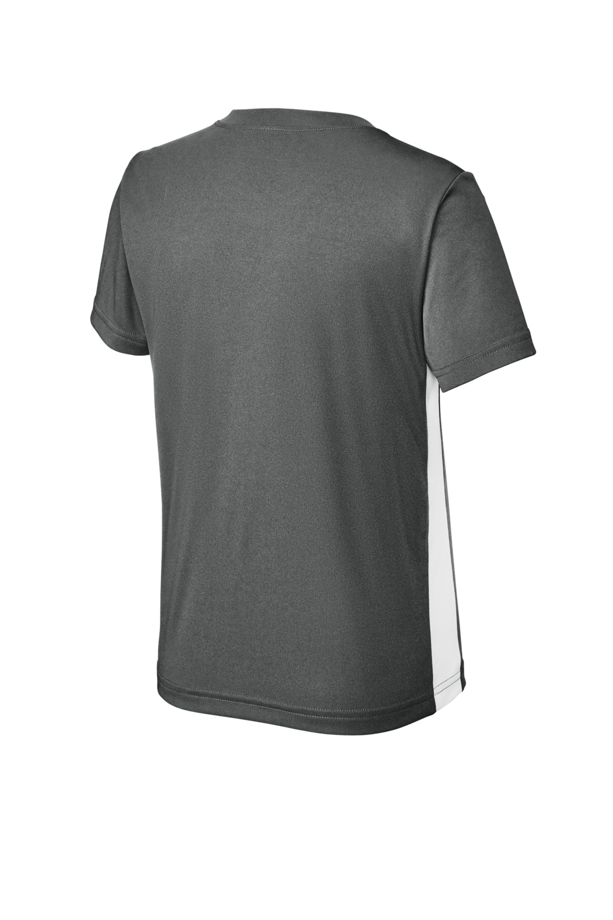 Sport-Tek YST101 Iron Grey/ White