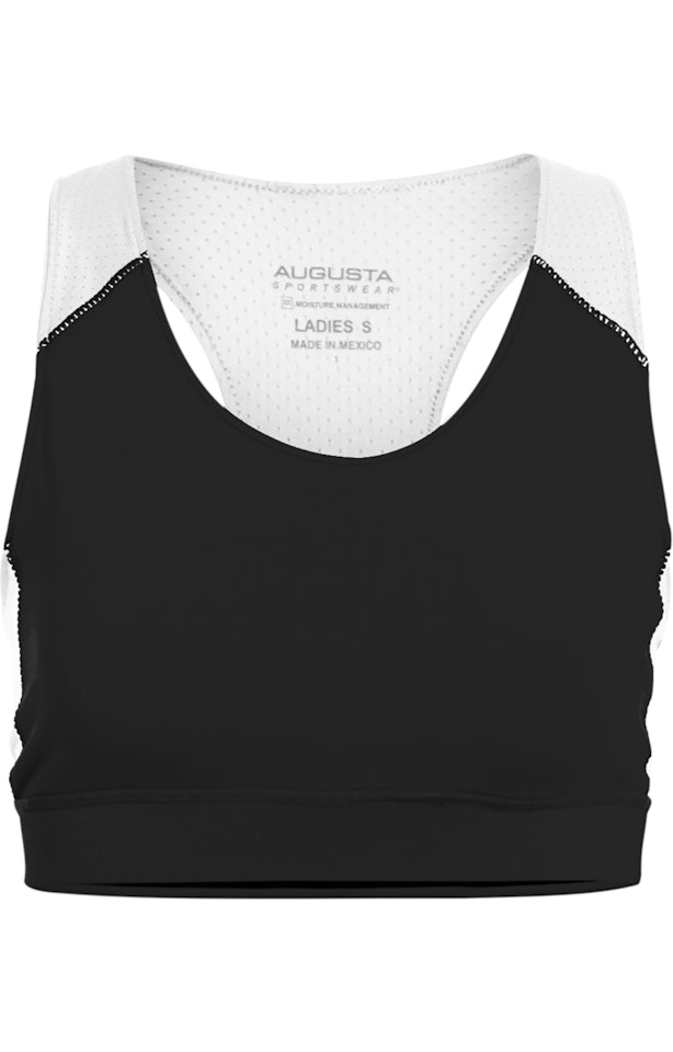 Augusta Sportswear 2417 Black / White