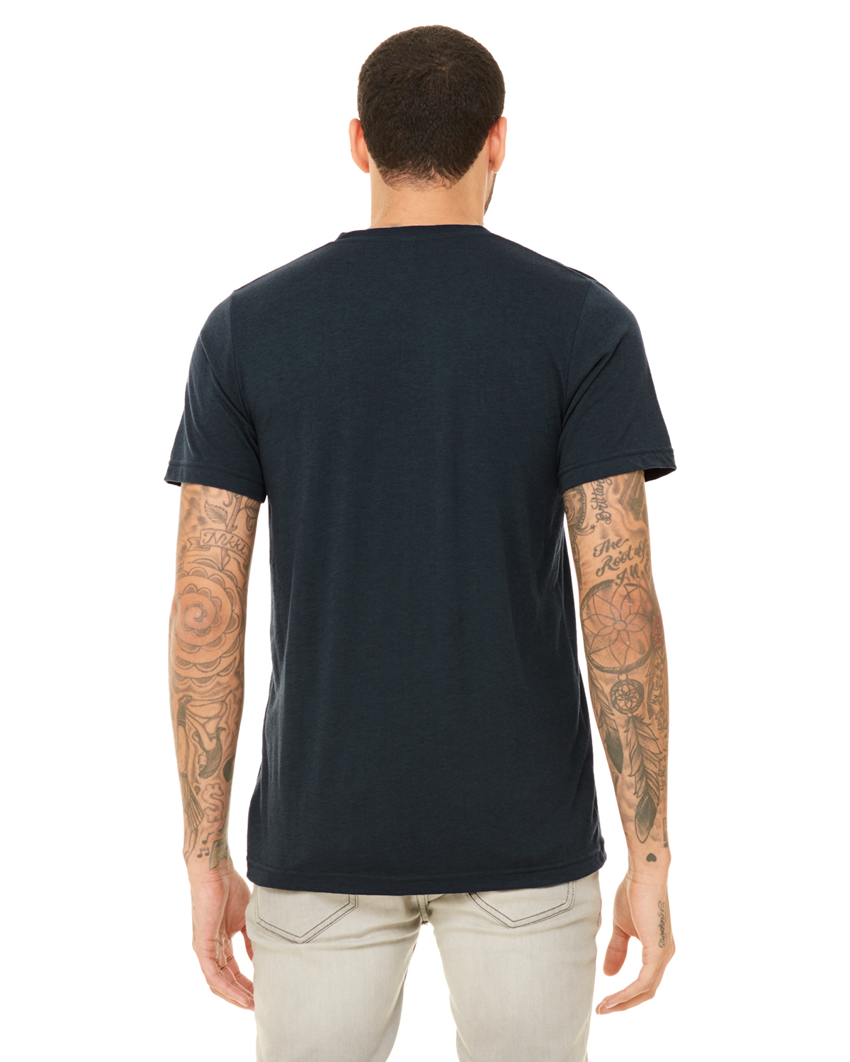 Bella + Canvas 3415C Solid Navy Triblend