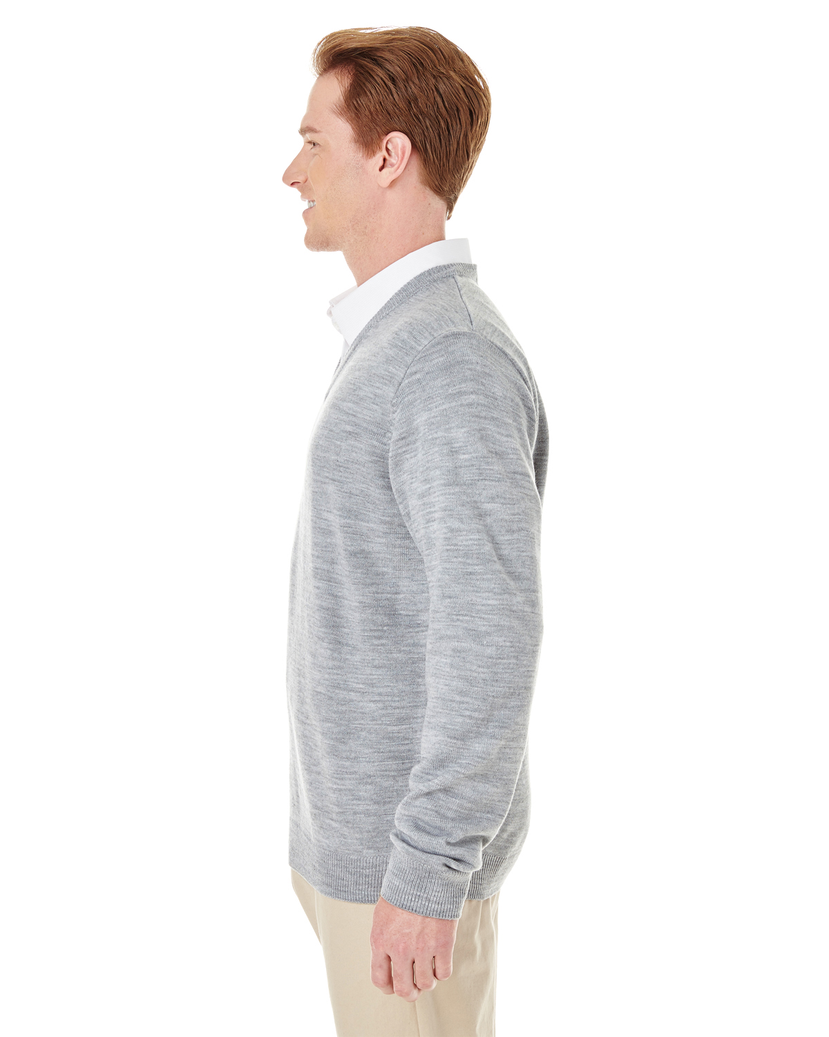 Harriton M420 Gray Heather