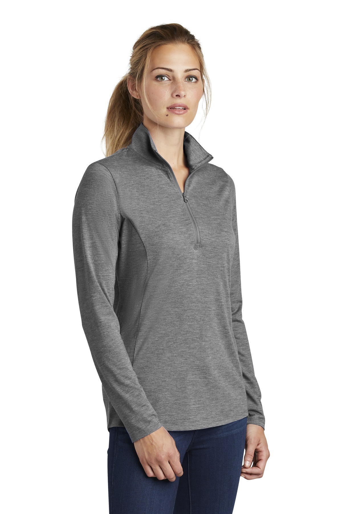 Sport-Tek LST407 Dark Gray Heather