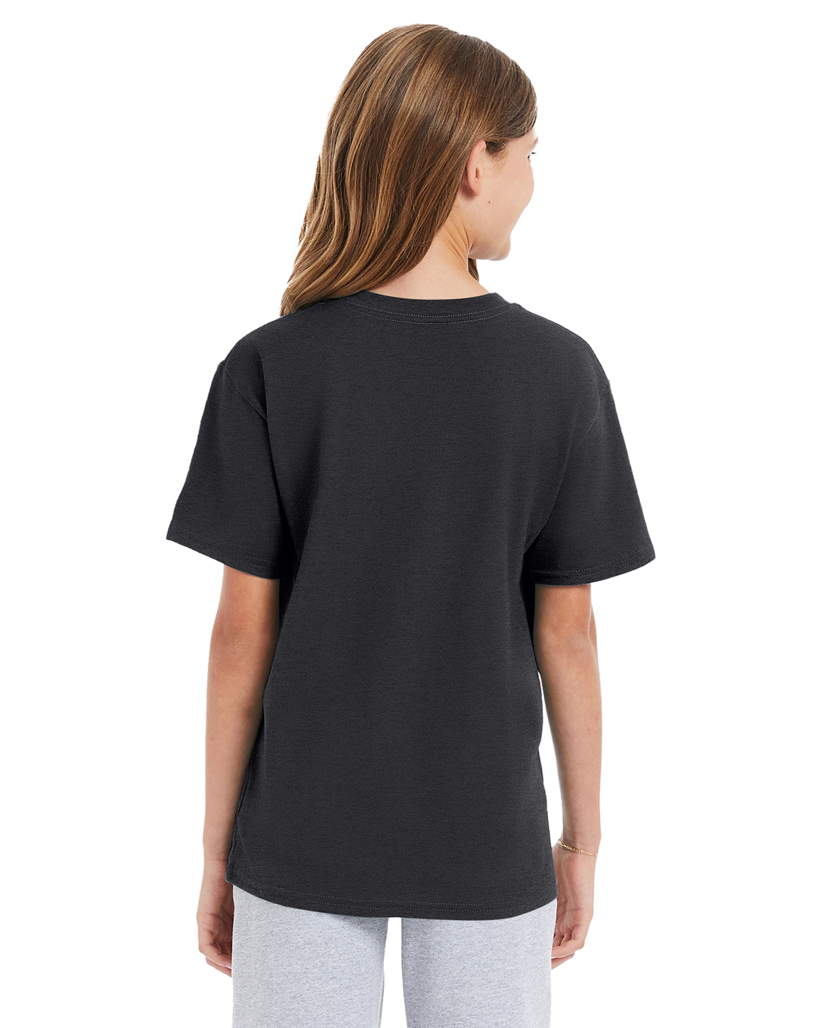 Hanes 498Y Charcoal Heather