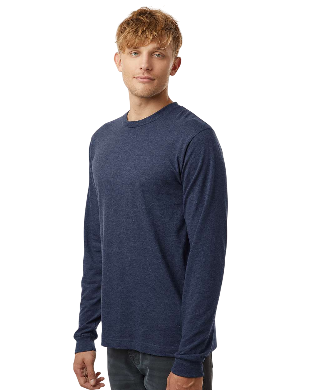 Tultex 202LS Heather Denim