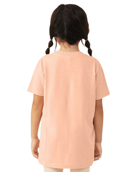 Bella + Canvas 3001YCVC-OLD Heather Peach