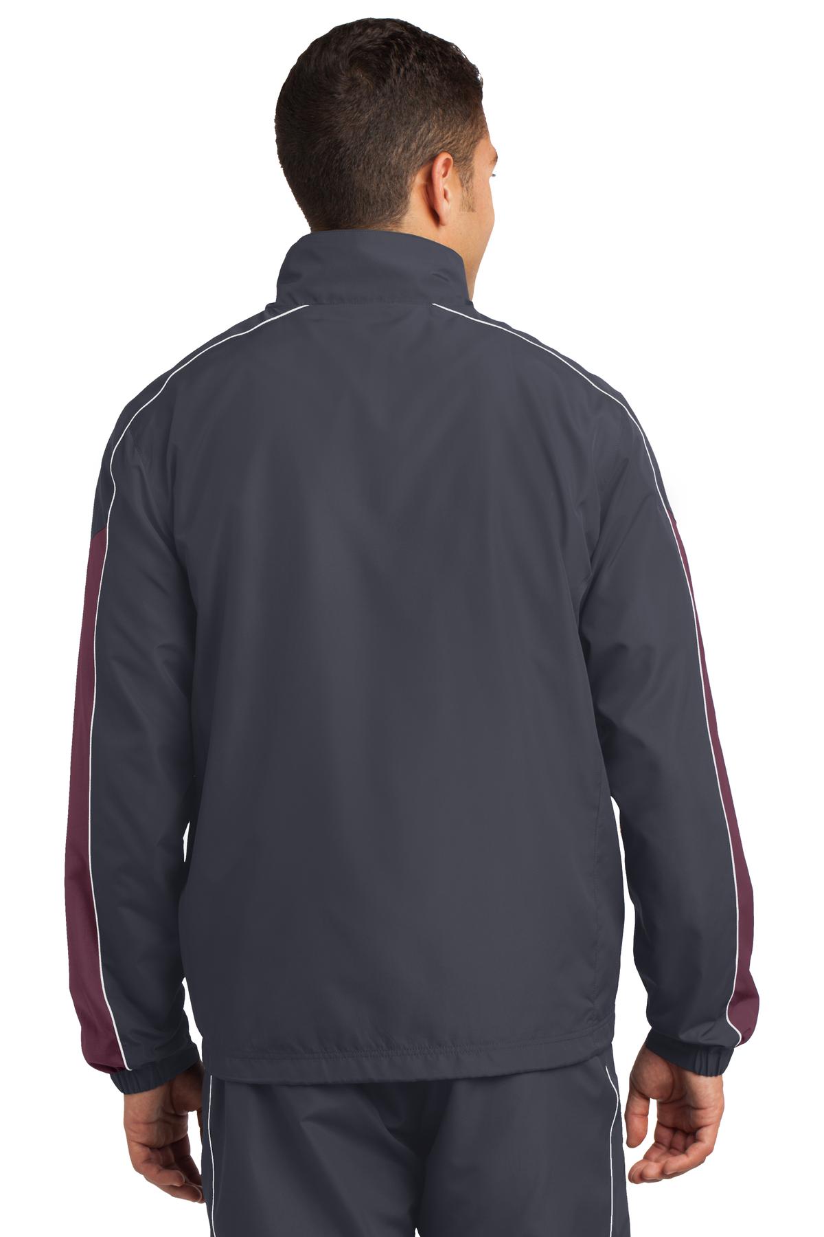 Sport-Tek JST61 Graphite Gray / Maroon / White