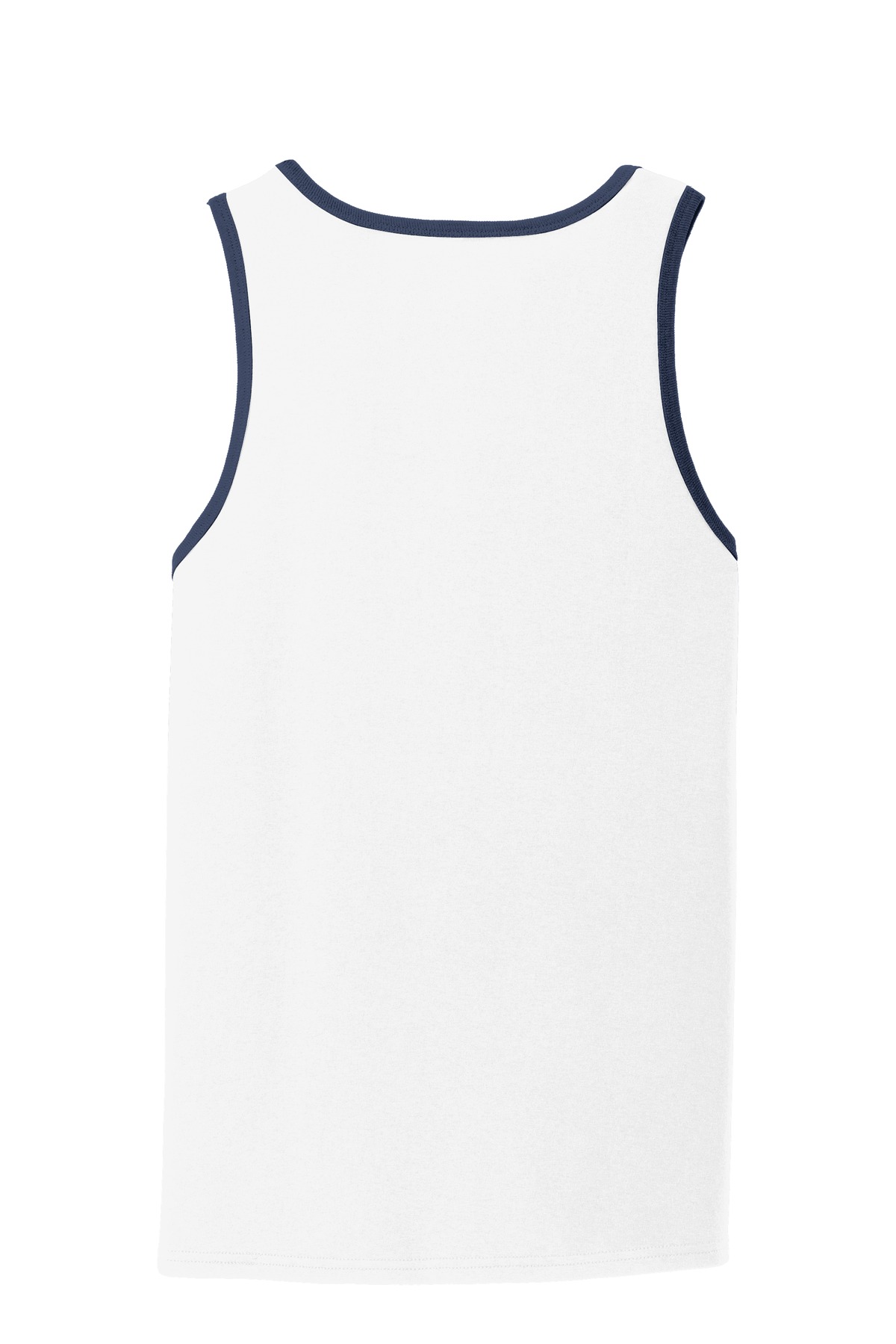 Port & Company PC54TT White / Navy