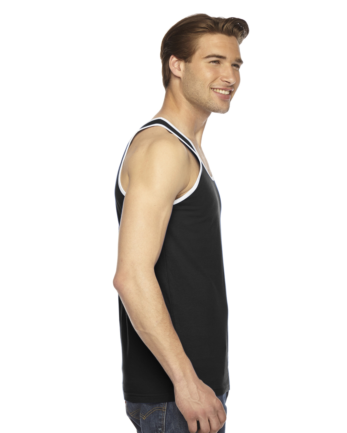 American Apparel 2408W Black / White