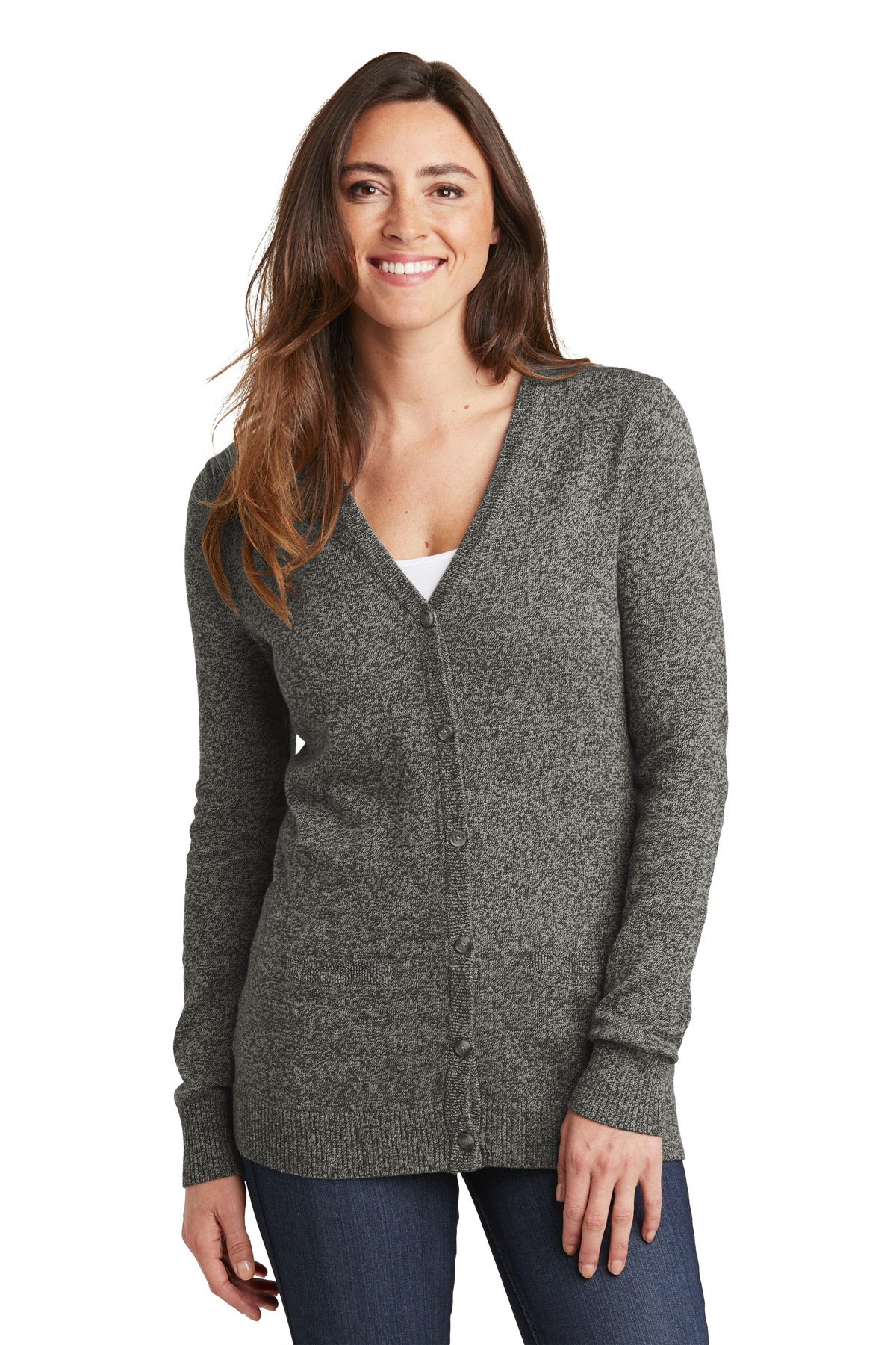 Port Authority LSW415 Warm Gray Marl