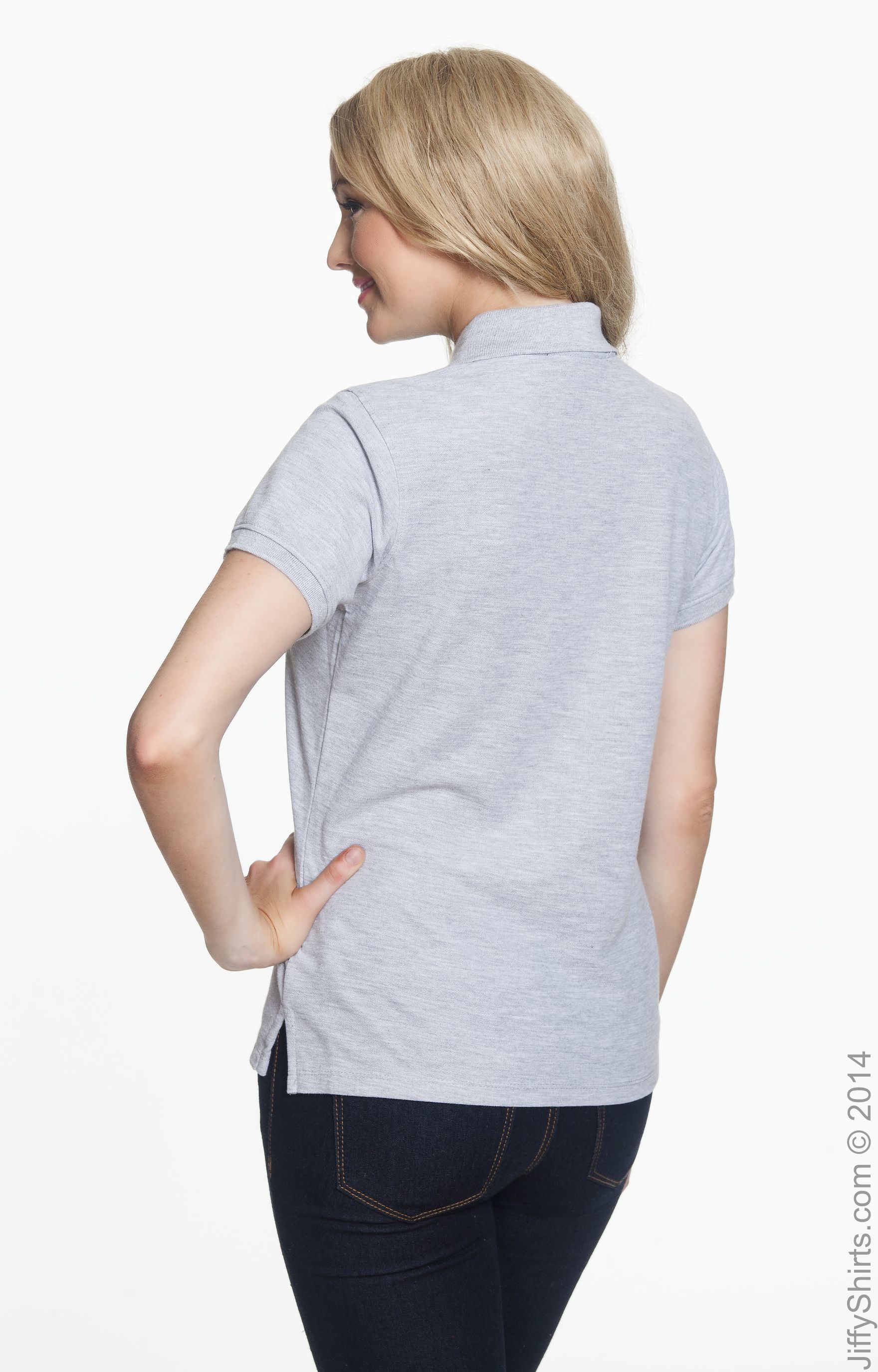 Harriton M280W Gray Heather