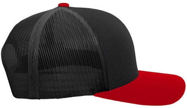 Pacific Headwear 0104PH Black / Red