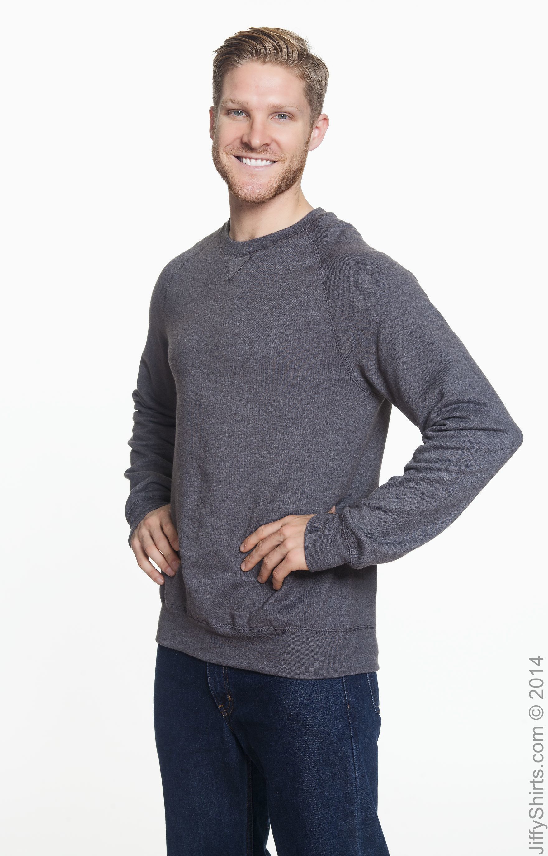 Hanes N260 Charcoal Heather