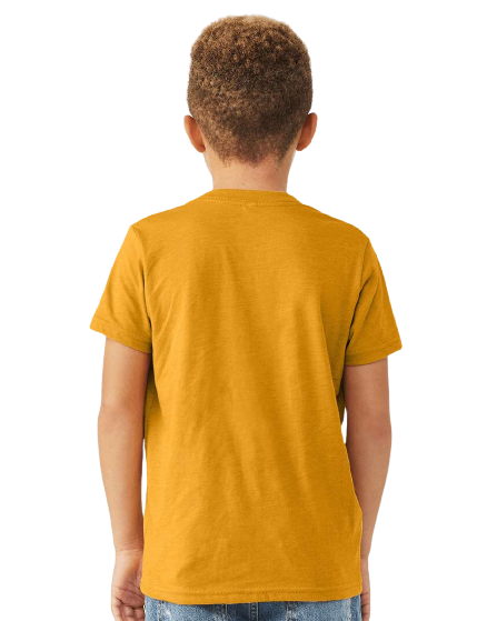 Bella + Canvas 3001YCVC-OLD Heather Mustard