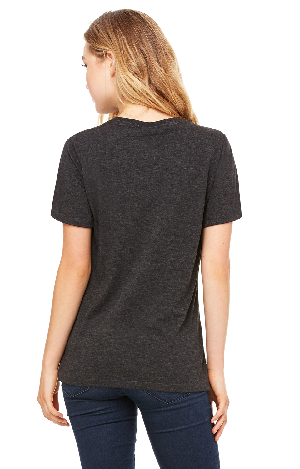 Bella + Canvas 6415 Charcoal Black Triblend