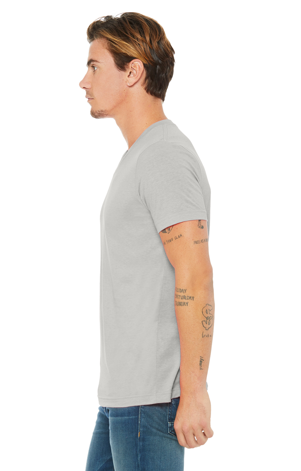 Bella + Canvas 3005 Silver