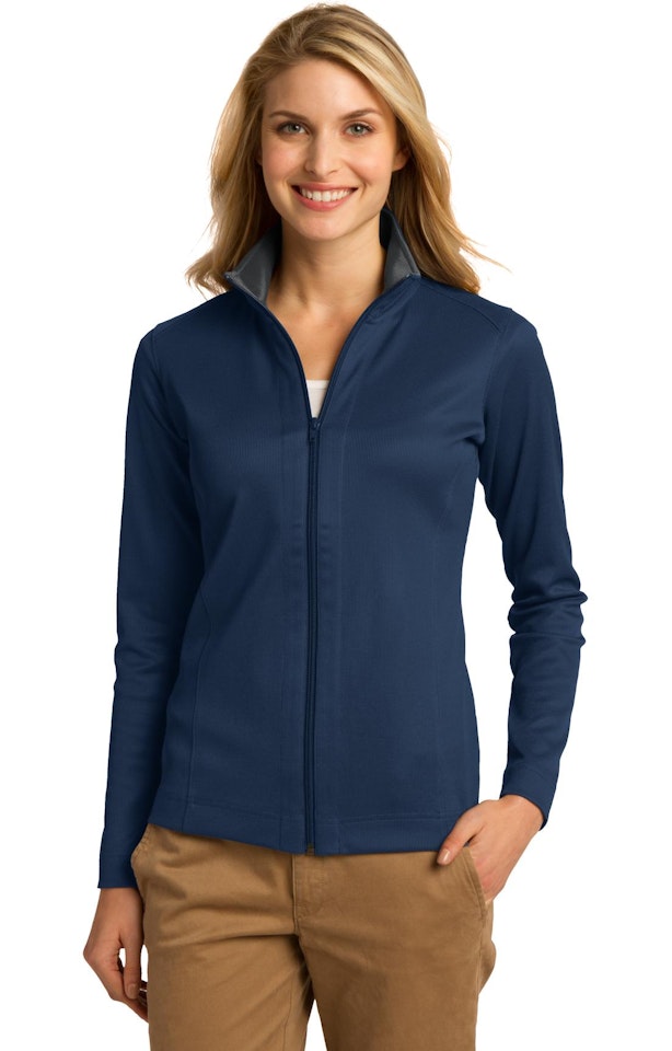 Port Authority Women's Vertical Texture Full Zip Jacket L805 Reg