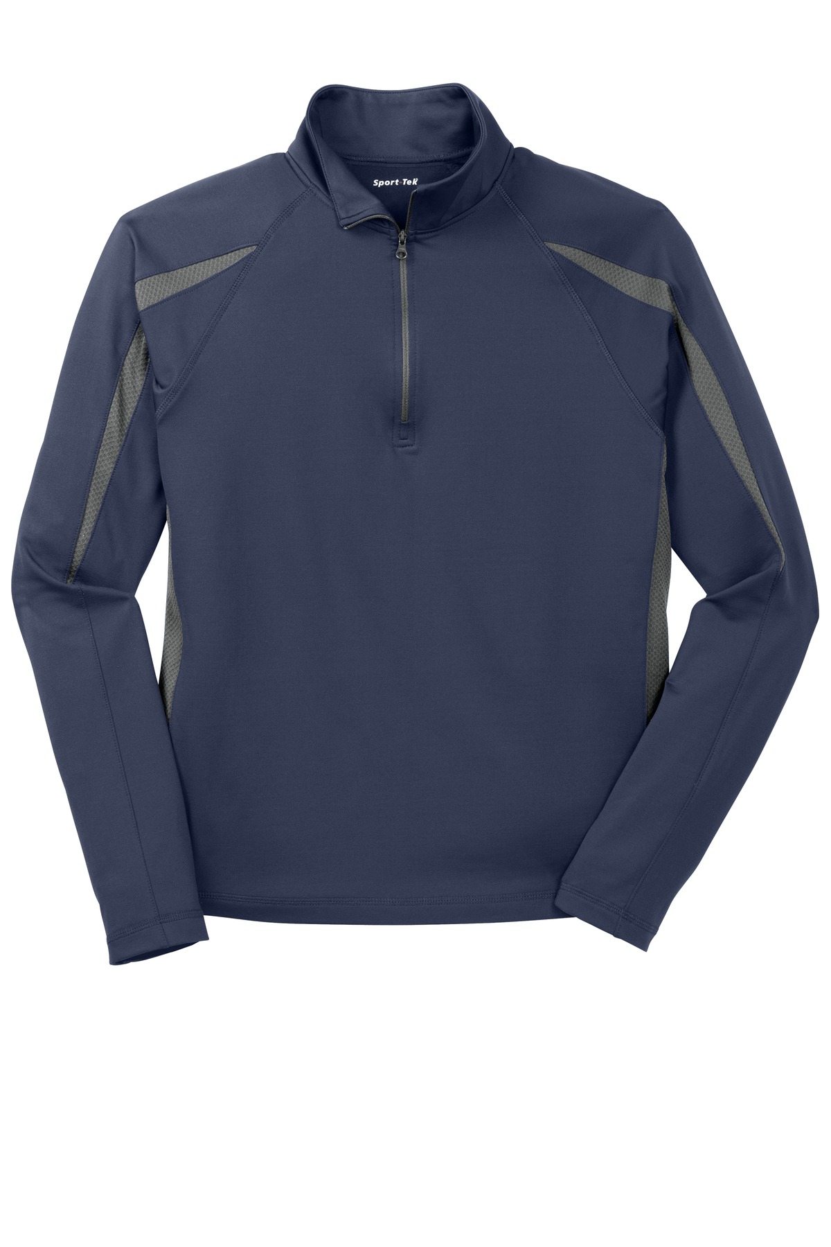 Sport-Tek ST851 True Navy / Charcoal Gray