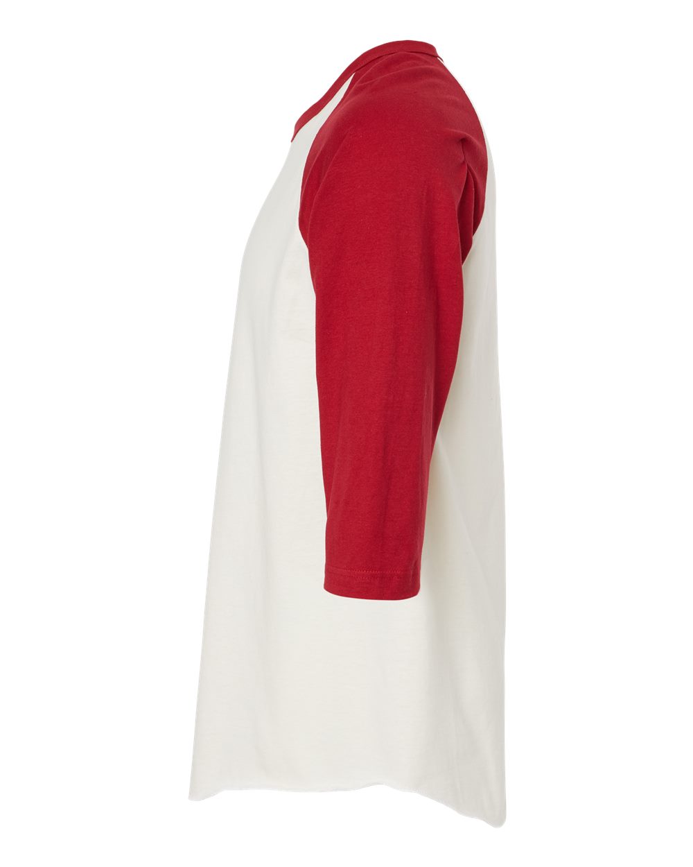 Tultex 0245TC Vintage White/ Rio Red