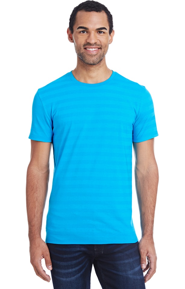 Threadfast Apparel 152A Turquoise Invisible Stripe