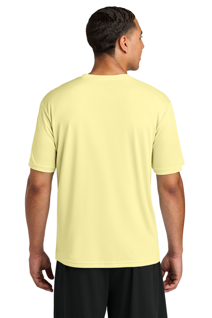 A4 Men's Cooling Performance T Shirt N3142 Light Yellow | Jiffy