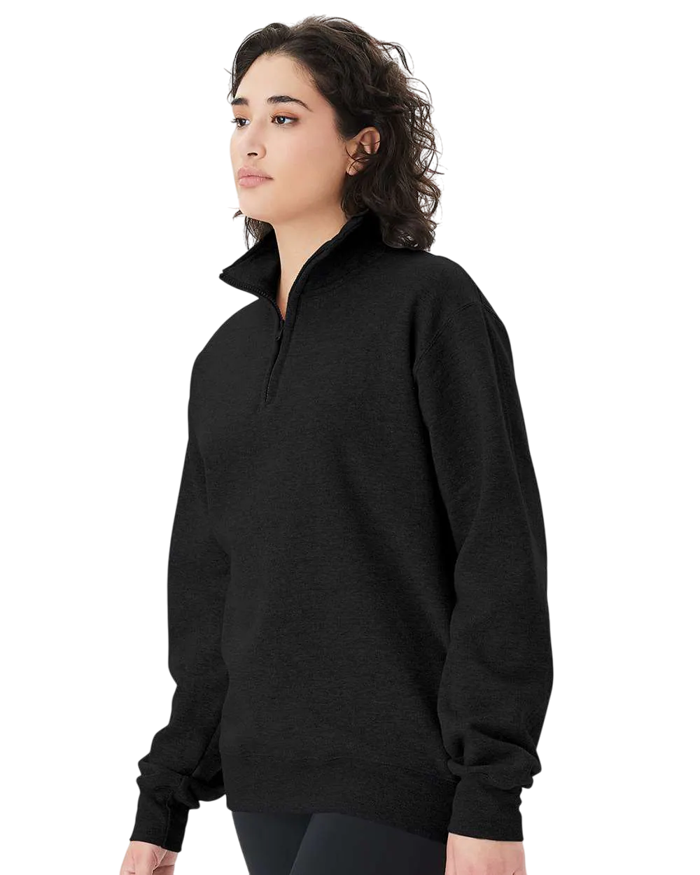 Champion Unisex Powerblend Quarter Zip Pullover S450 | Jiffy