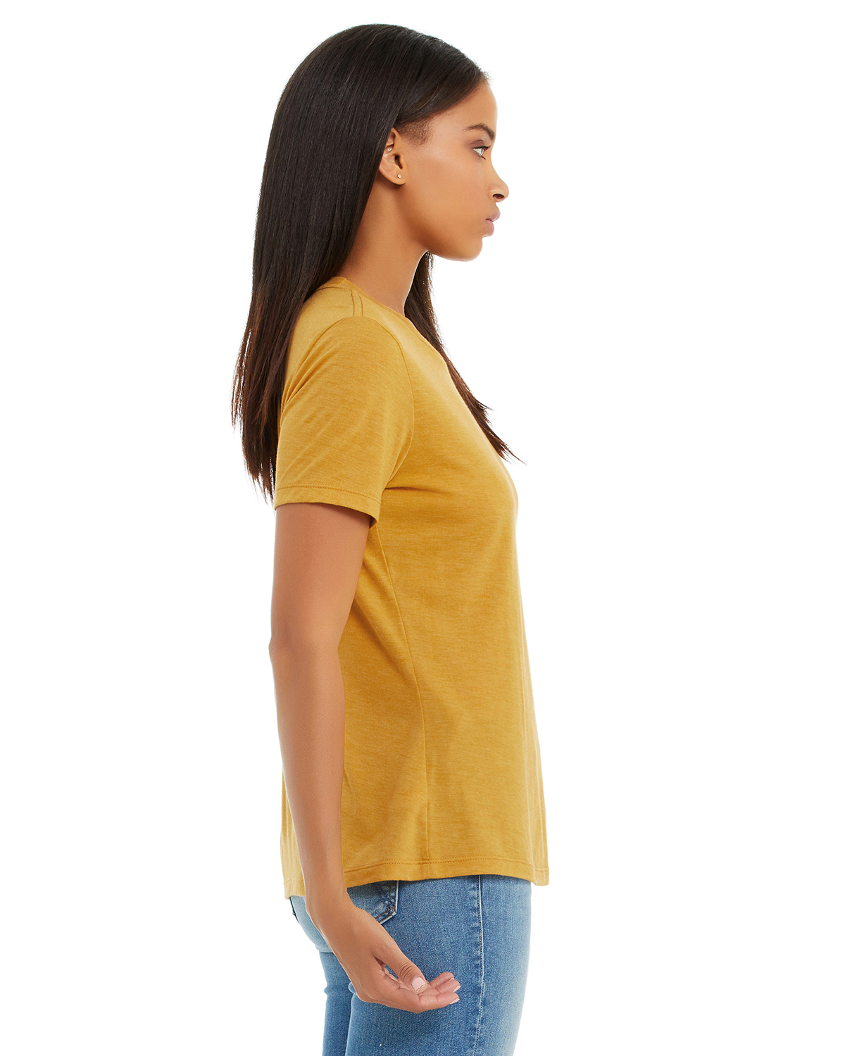 Bella + Canvas 6413 Mustard Triblend