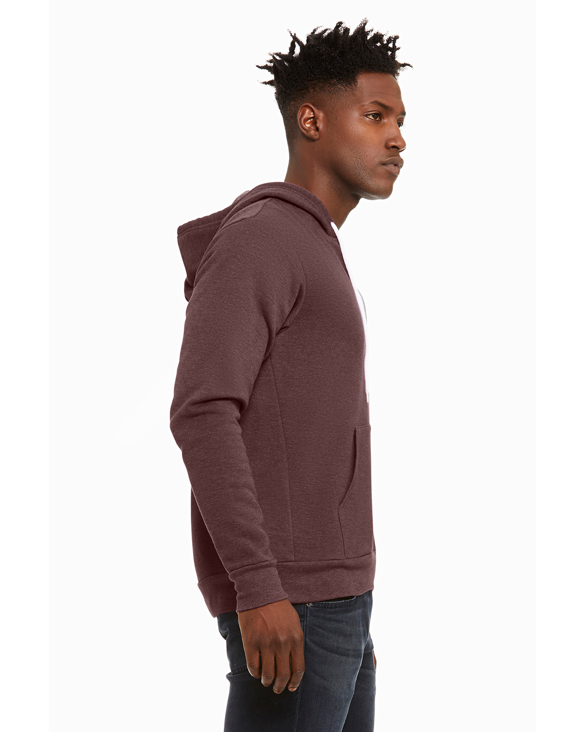 Bella + Canvas 3739 Heather Maroon