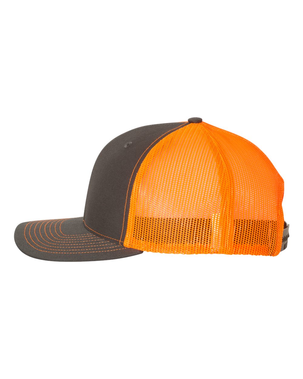 Richardson 112 Charcoal / Neon Orange