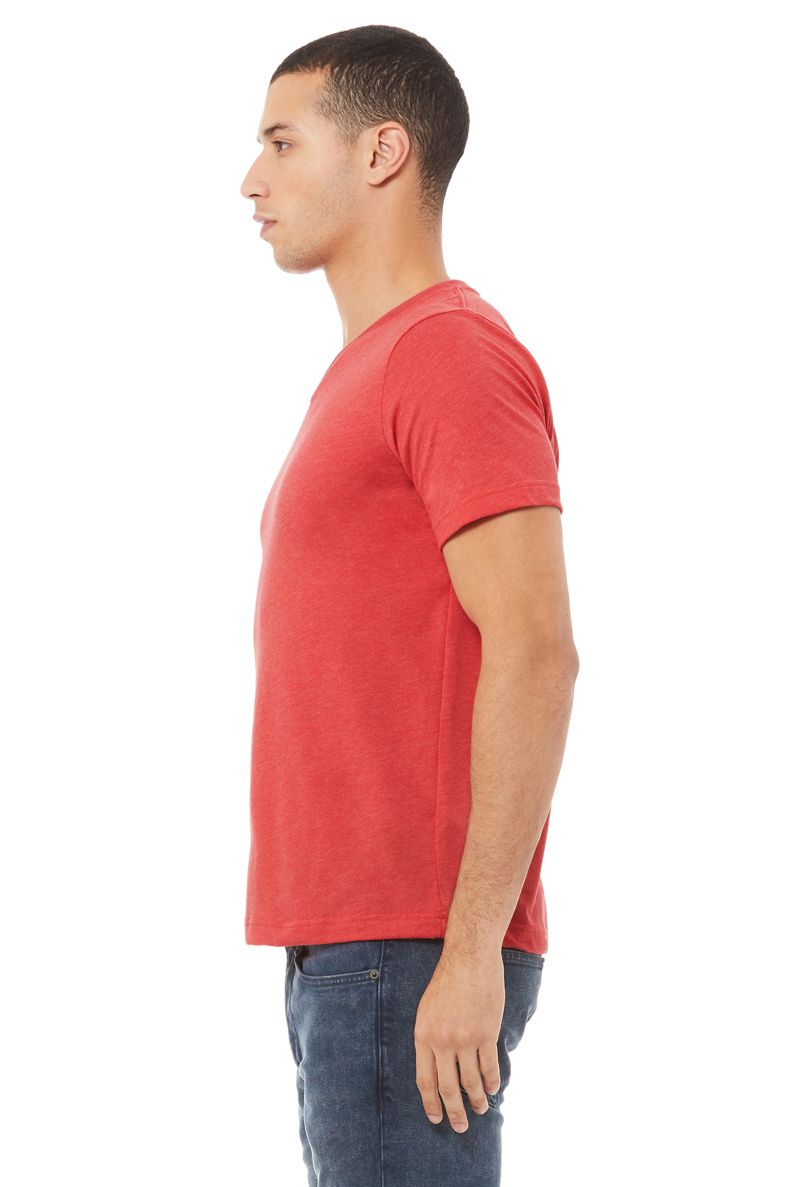 Bella + Canvas 3415C Red Triblend